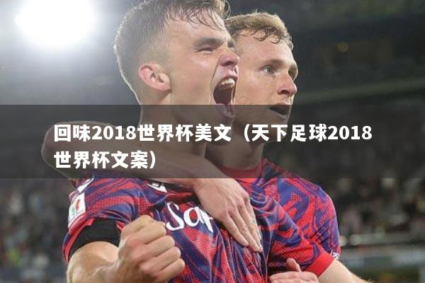 回味2018世界杯美文（天下足球2018世界杯文案）