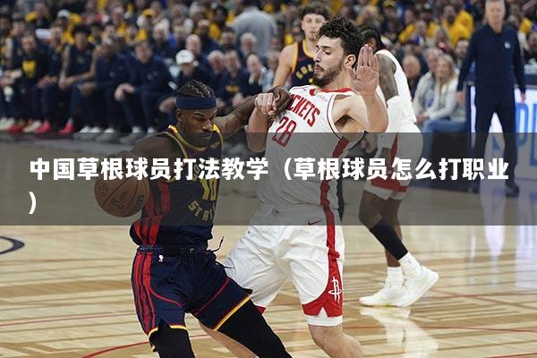 中国草根球员打法教学（草根球员怎么打职业）