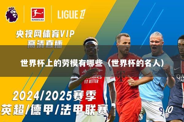 世界杯上的劳模有哪些（世界杯的名人）