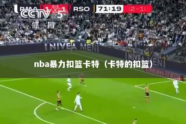 nba暴力扣篮卡特（卡特的扣篮）